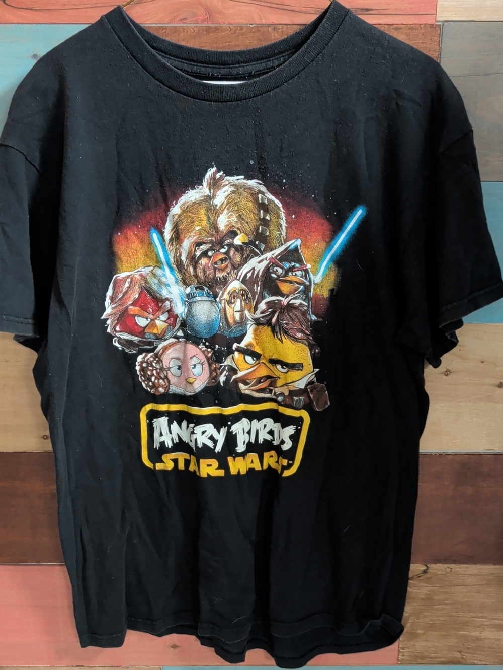 Angry Birds Star Wars Short-Sleeve Graphic Tee - Black